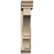 Ekena Millwork Balboa Traditional Rough Sawn Bracket w/ Offset Brace, Douglas Fir, 6"W x 30"D x 30"H BKT0604X30X30BOA01RDF - alternate 2